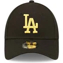 kepsar-curva-svart-justerbart-band-for-barn-dorado-9forty-league-essential-fran-los-angeles-dodgers-mlb-av-new-era