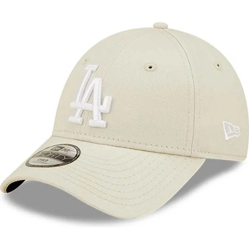 kepsar-curva-beige-justerbart-band-for-barn-9forty-league-essential-fran-los-angeles-dodgers-mlb-av-new-era