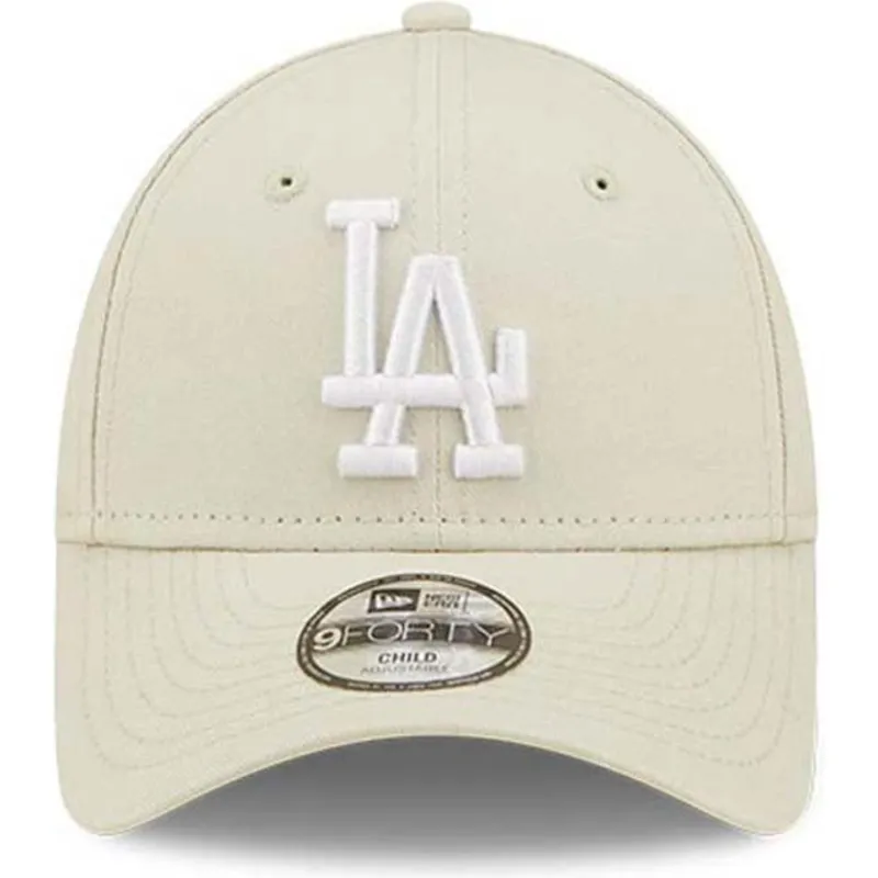 kepsar-curva-beige-justerbart-band-for-barn-9forty-league-essential-fran-los-angeles-dodgers-mlb-av-new-era
