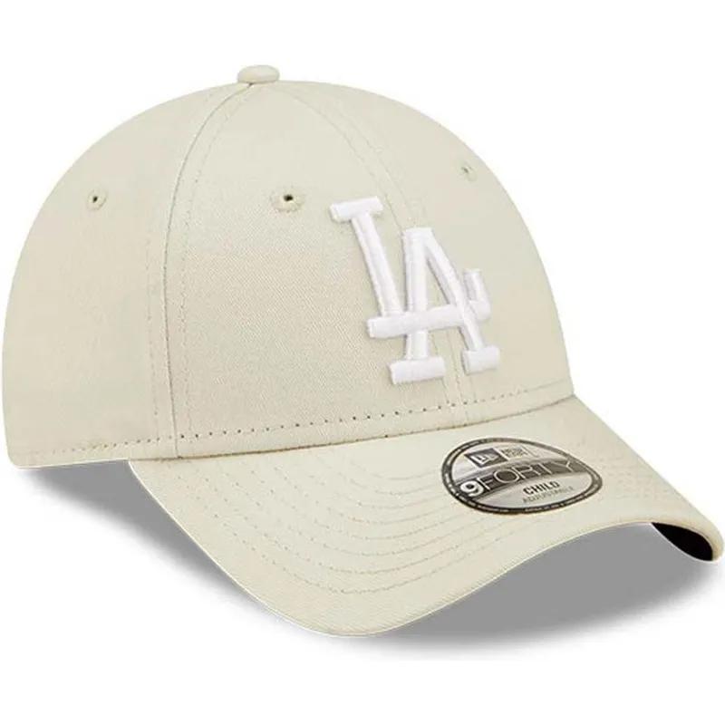 kepsar-curva-beige-justerbart-band-for-barn-9forty-league-essential-fran-los-angeles-dodgers-mlb-av-new-era