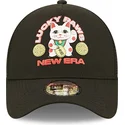 new-era-svart-snapback-truckerkeps-a-frame-repreve-lucky-paws