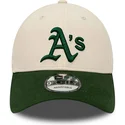 kepsar-curva-beige-justerbart-band-9forty-fran-oakland-athletics-mlb-av-new-era