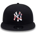 marinbla-platt-keps-snapback-9fifty-team-infill-logo-new-york-yankees-mlb-fran-new-era