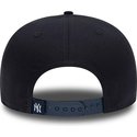 new-era-flat-brim-9fifty-team-infill-logo-new-york-yankees-mlb-navy-blue-snapback-cap