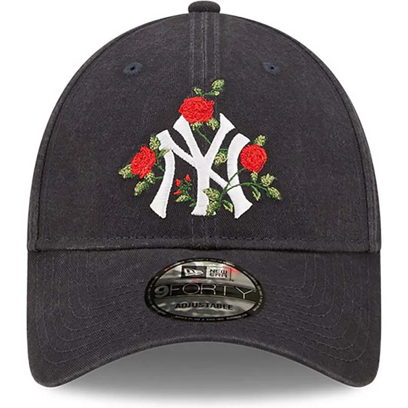 kepsar-curva-marinbla-justerbart-band-9forty-flower-fran-new-york-yankees-mlb-av-new-era