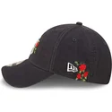 new-era-new-york-yankees-mlb-9forty-bla-marin-justerbar-kurv-keps-med-blommor