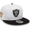 kepsar-plana-vit-snapback-9fifty-crown-patches-super-bowl-xv-fran-las-vegas-raiders-nfl-av-new-era
