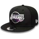 los-angeles-lakers-nba-new-era-svart-platt-snapback-keps-9fifty-print-infill