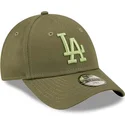 gron-justerbar-bojd-keps-for-barn-med-gront-los-angeles-dodgers-mlb-9forty-league-essential-logotyp-fran-new-era
