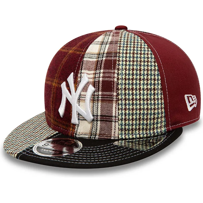 kepsar-plana-rod-justerbart-band-9fifty-patch-panel-fran-new-york-yankees-mlb-av-new-era