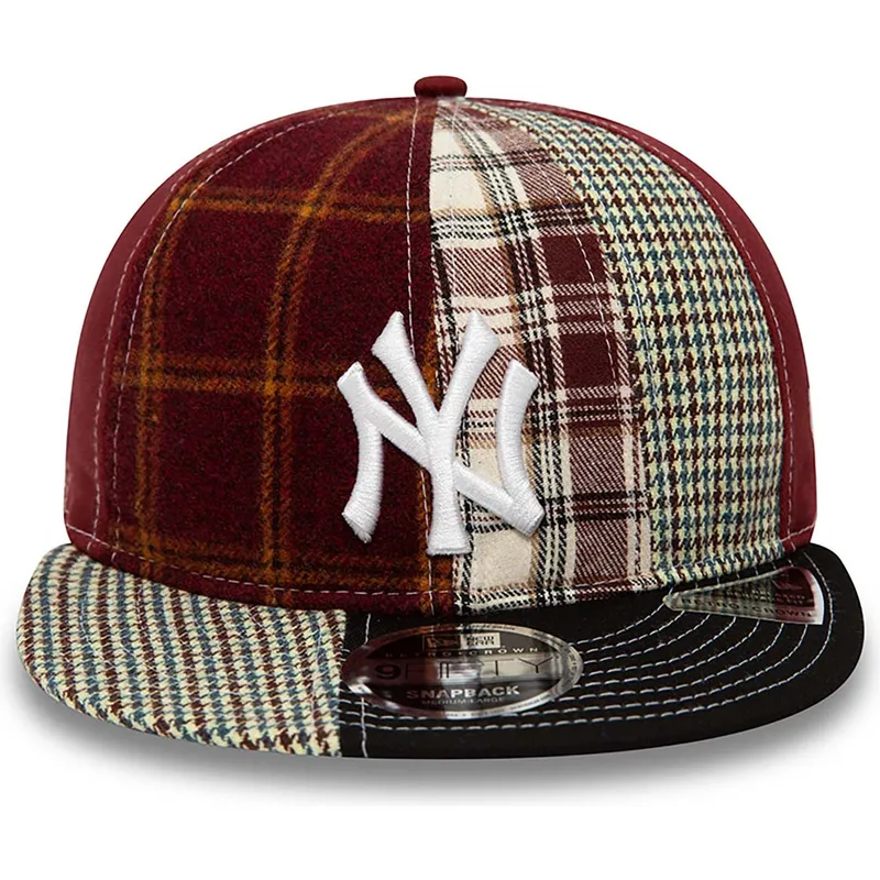 kepsar-plana-rod-justerbart-band-9fifty-patch-panel-fran-new-york-yankees-mlb-av-new-era