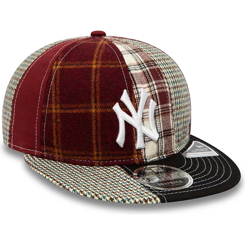 kepsar-plana-rod-justerbart-band-9fifty-patch-panel-fran-new-york-yankees-mlb-av-new-era