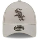 justerbar-beige-bojd-keps-for-barn-9forty-league-essential-chicago-white-sox-mlb-fran-new-era