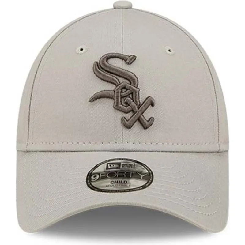 kepsar-curva-beige-justerbart-band-for-barn-9forty-league-essential-fran-chicago-white-sox-mlb-av-new-era