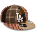brun-justerbar-9fifty-los-angeles-dodgers-mlb-patch-panel-flat-keps-fran-new-era