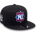 new-york-yankees-mlb-new-era-9fifty-diamond-patch-marinbla-snapback-flat-keps