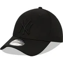 new-era-new-york-yankees-mlb-9forty-league-essential-svart-bojd-snapback-keps-med-svart-logotyp