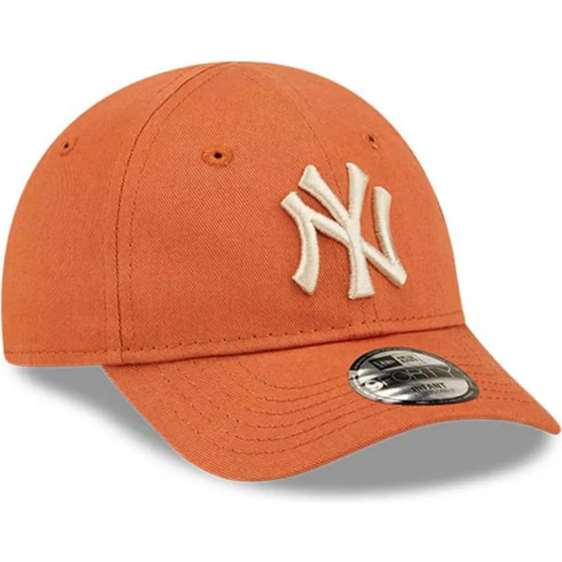 kepsar-curva-apelsin-justerbart-band-for-barn-pequeno-9forty-league-essential-fran-new-york-yankees-mlb-av-new-era