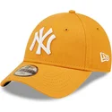 justerbar-orange-bojd-keps-for-barn-9forty-league-essential-new-york-yankees-mlb-fran-new-era