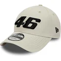 beige-justerbar-kurvkeps-valentino-rossi-vr46-9forty-essential-motogp-fran-new-era