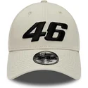 beige-justerbar-kurvkeps-valentino-rossi-vr46-9forty-essential-motogp-fran-new-era