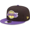 svart-och-lila-platt-keps-snapback-9fifty-team-patch-los-angeles-lakers-nba-fran-new-era