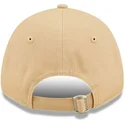 beige-justerbar-bojd-keps-for-barn-med-brunt-new-york-yankees-mlb-9forty-league-essential-logotyp-fran-new-era
