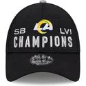 kepsar-curva-svart-justerbart-band-9forty-super-bowl-champions-lvi-2022-fran-los-angeles-rams-nfl-av-new-era