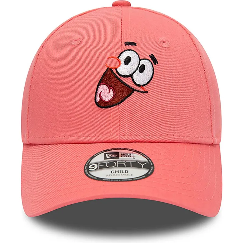 kepsar-curva-rosa-justerbart-band-for-barn-9forty-fran-patricio-estrella-bob-esponja-av-new-era