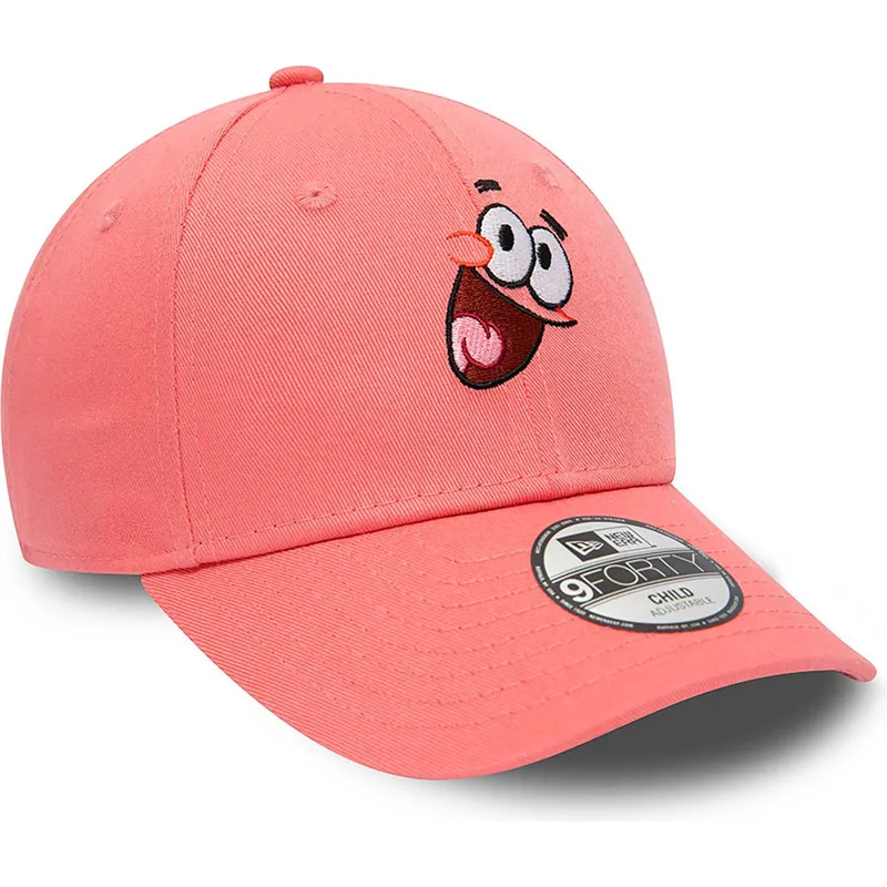 kepsar-curva-rosa-justerbart-band-for-barn-9forty-fran-patricio-estrella-bob-esponja-av-new-era