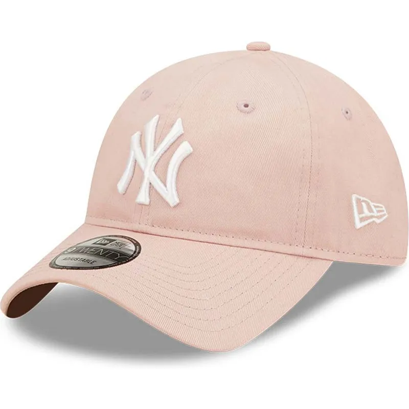 kepsar-curva-rosa-justerbart-band-9twenty-league-essential-fran-new-york-yankees-mlb-av-new-era