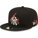 kepsar-plana-svart-snapback-9fifty-flower-fran-new-york-yankees-mlb-av-new-era
