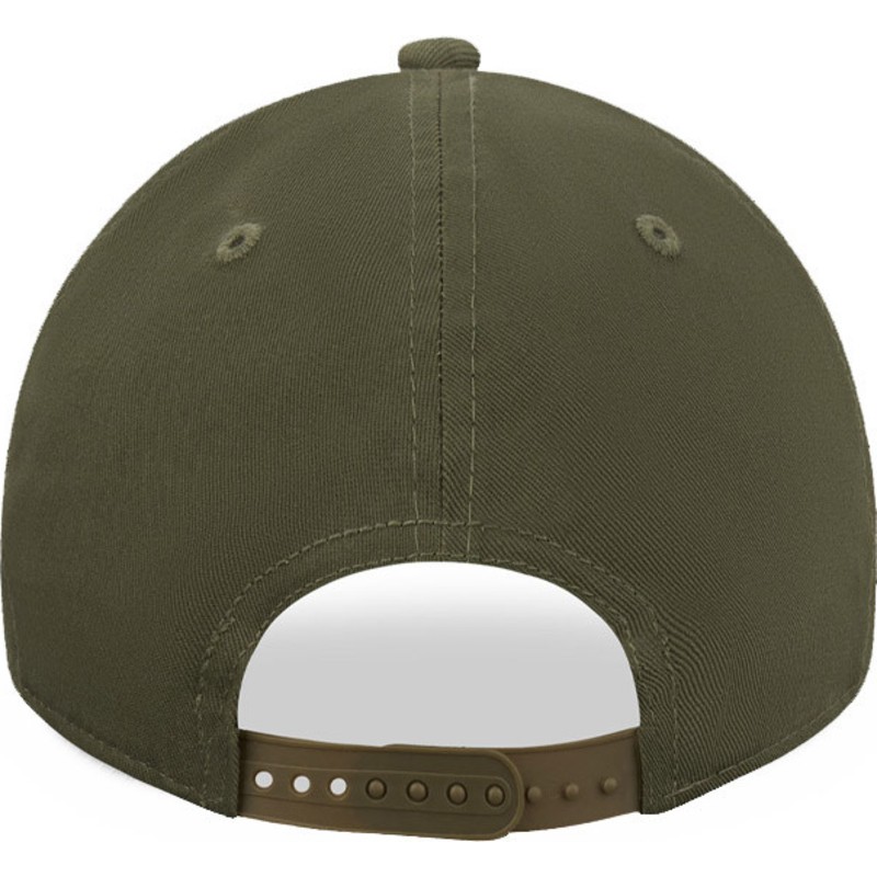 new-era-curved-brim-green-logo-9forty-league-essential-new-york-yankees-mlb-green-snapback-cap