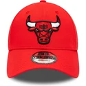 kepsar-curva-rod-justerbart-band-9forty-team-side-patch-fran-chicago-bulls-nba-av-new-era