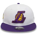 kepsar-plana-vit-snapback-9fifty-crown-patches-champions-fran-los-angeles-lakers-nba-av-new-era