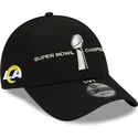 kepsar-curva-svart-snapback-9forty-parade-super-bowl-champions-lvi-2022-fran-los-angeles-rams-nfl-av-new-era
