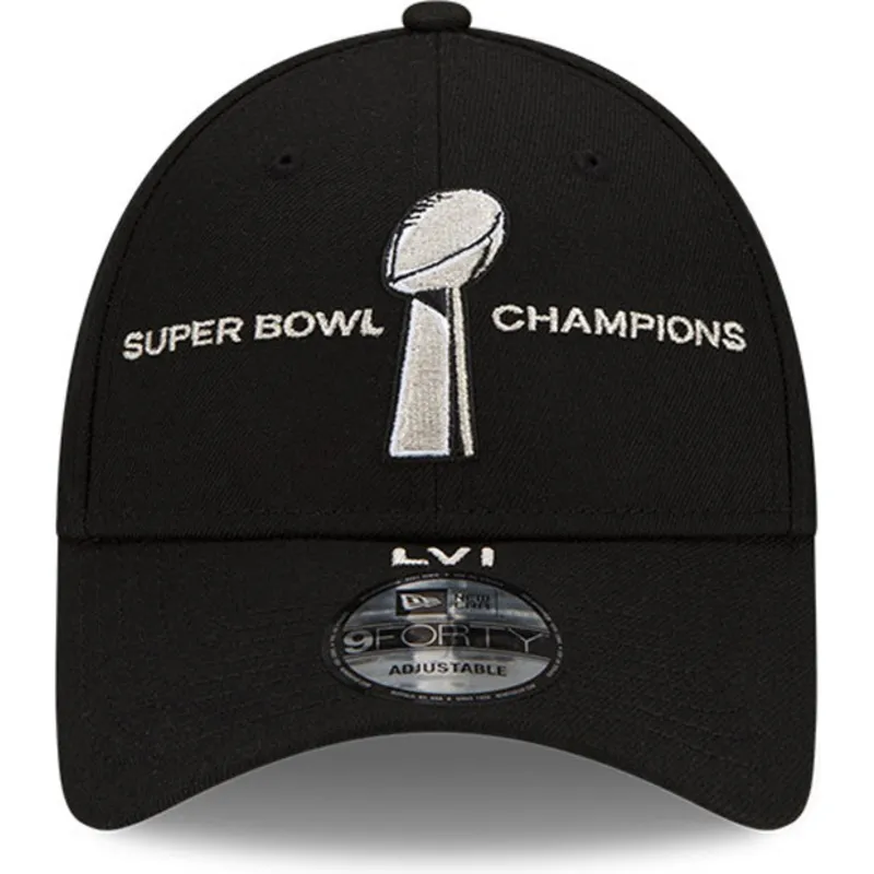 kepsar-curva-svart-snapback-9forty-parade-super-bowl-champions-lvi-2022-fran-los-angeles-rams-nfl-av-new-era