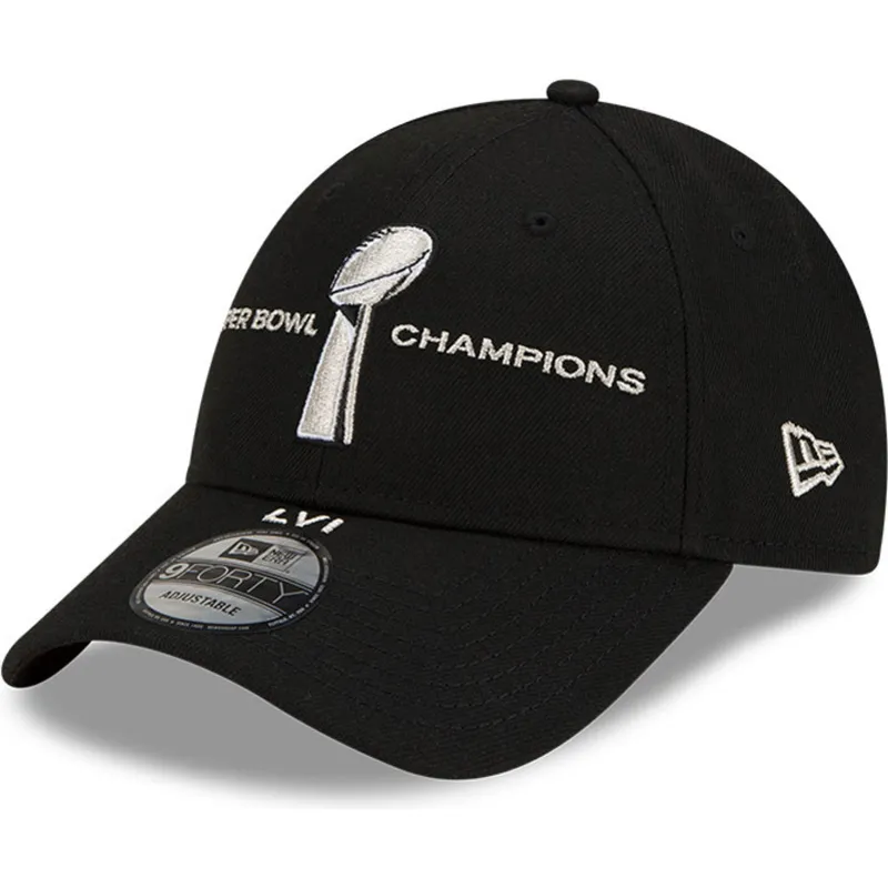 kepsar-curva-svart-snapback-9forty-parade-super-bowl-champions-lvi-2022-fran-los-angeles-rams-nfl-av-new-era