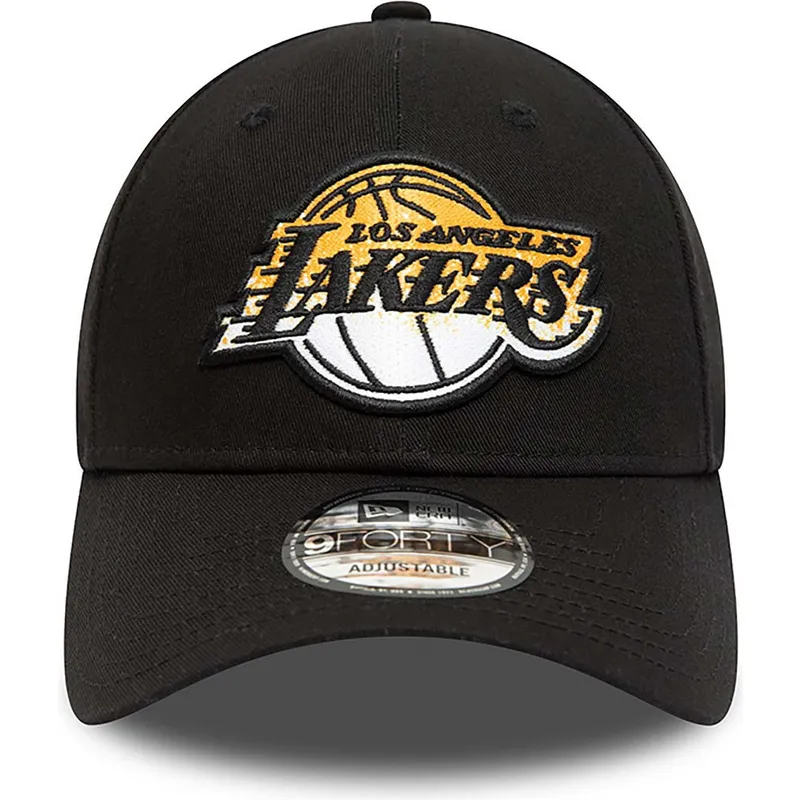 kepsar-curva-svart-justerbart-band-9forty-gradient-infill-fran-los-angeles-lakers-nba-av-new-era