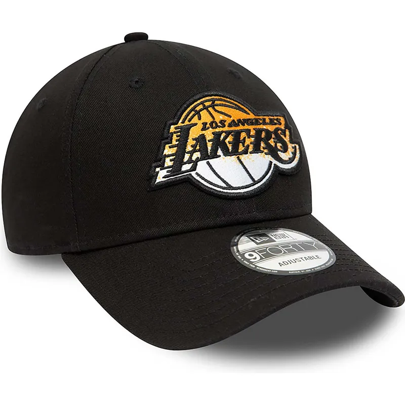kepsar-curva-svart-justerbart-band-9forty-gradient-infill-fran-los-angeles-lakers-nba-av-new-era