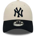 kepsar-curva-beige-justerbart-band-9forty-fran-new-york-yankees-mlb-av-new-era