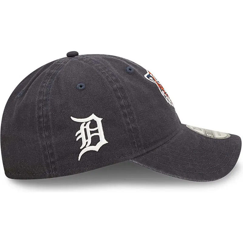 kepsar-curva-marinbla-justerbart-band-9twenty-team-patch-fran-detroit-tigers-mlb-av-new-era