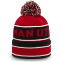 manchester-united-football-club-premier-league-new-era-rod-och-svart-mossa-med-tofs-cuff-jake
