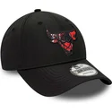 chicago-bulls-nba-new-era-9forty-svart-justerbar-kurvad-keps-med-print-infill