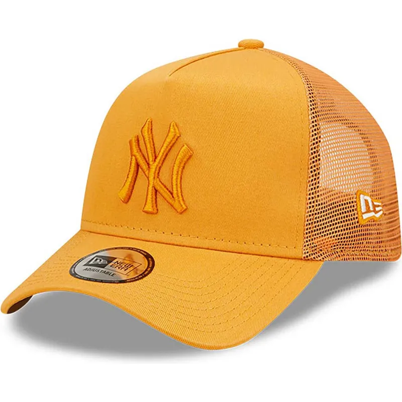 kepsar-curva-apelsin-snapback-a-frame-tonal-mesh-fran-new-york-yankees-mlb-av-new-era