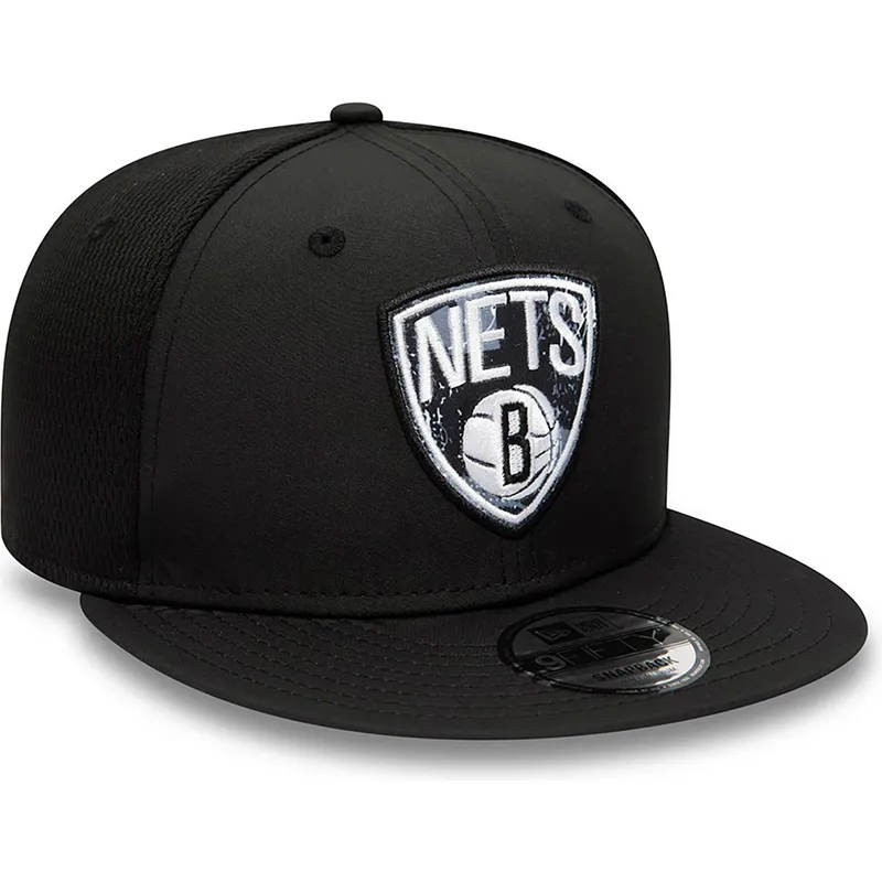 kepsar-plana-svart-snapback-9fifty-print-infill-fran-brooklyn-nets-nba-av-new-era