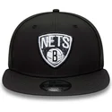 brooklyn-nets-nba-new-era-9fifty-print-infill-svart-snapback-platt-keps