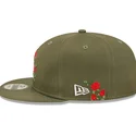 kepsar-plana-gron-snapback-9fifty-flower-fran-los-angeles-dodgers-mlb-av-new-era