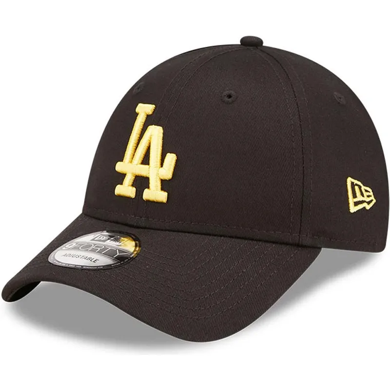 kepsar-curva-svart-justerbart-band-9forty-league-essential-fran-los-angeles-dodgers-mlb-av-new-era