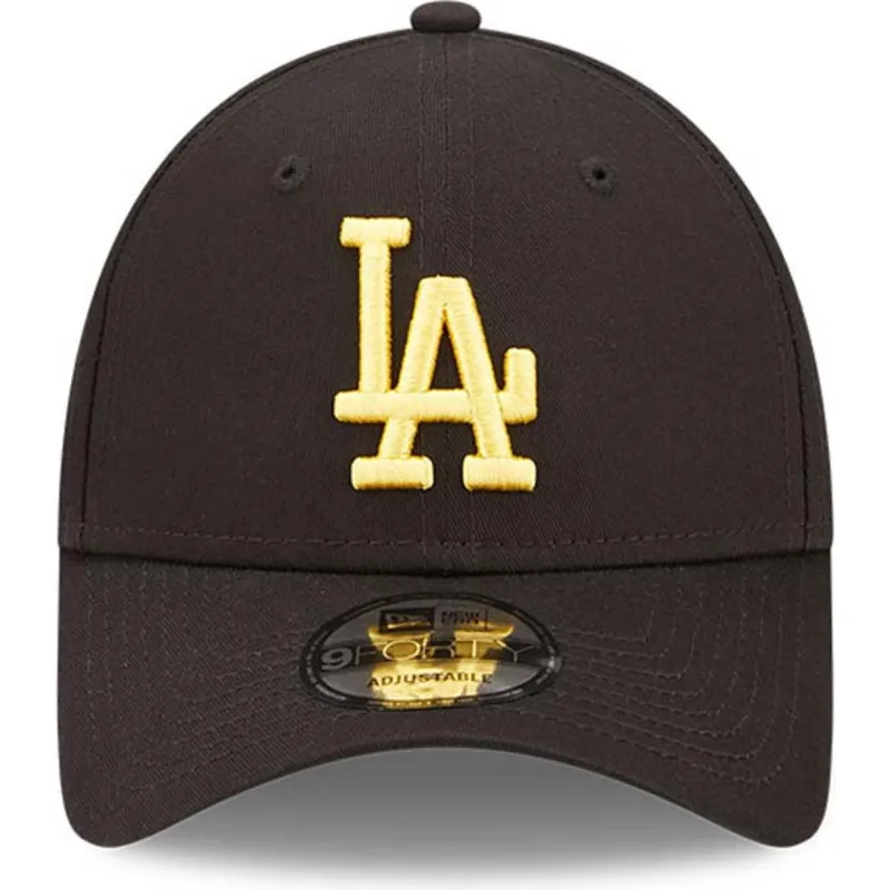 kepsar-curva-svart-justerbart-band-9forty-league-essential-fran-los-angeles-dodgers-mlb-av-new-era